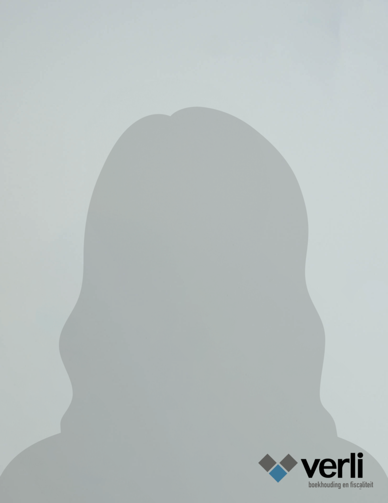 Silhouette vrouw met logo Verli